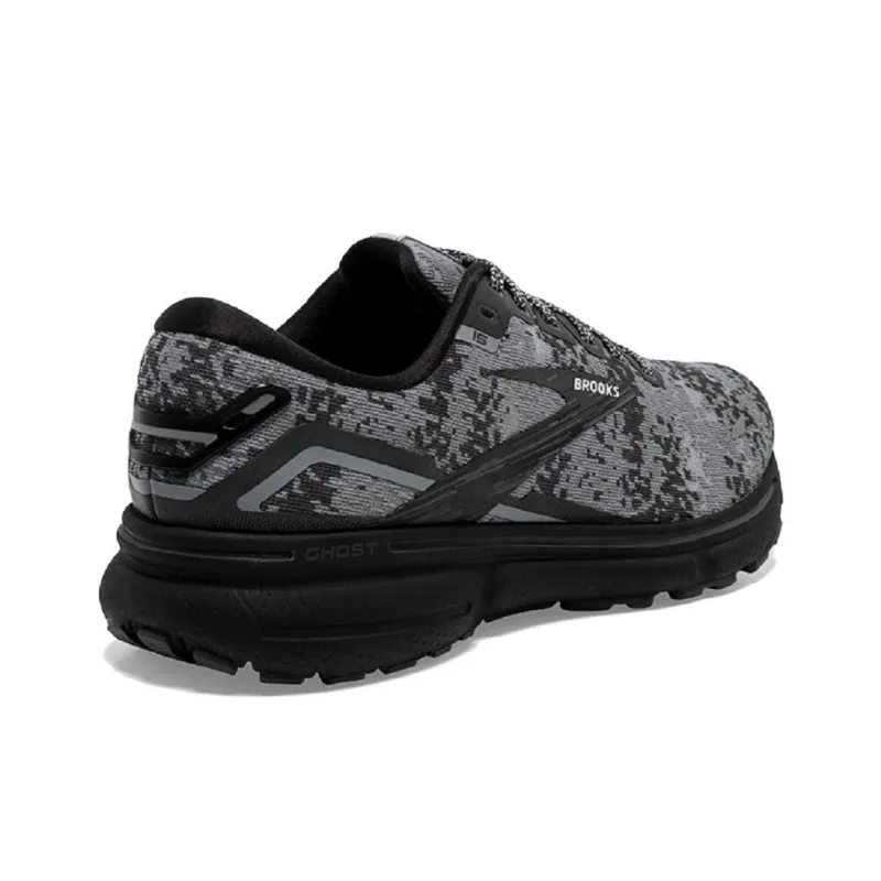 Brooks Ghost 15 Cushioning Slip Resistant Low Top Running Shoes Women's Gray Black-2