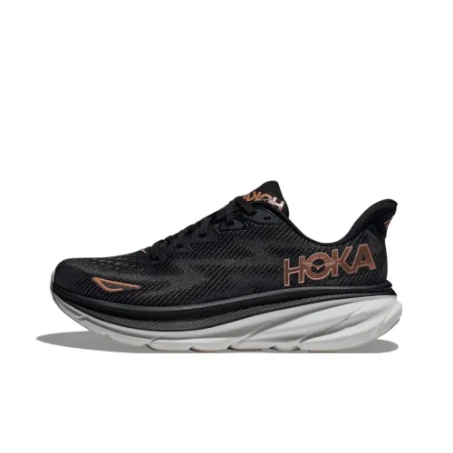 HOKA ONE ONE Clifton 9 Running Shoes Women's Low-Top Black