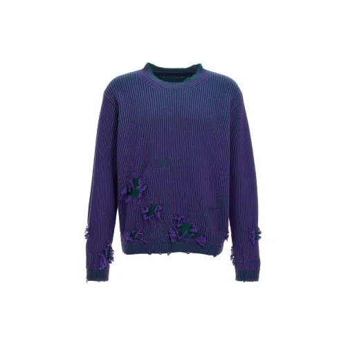 MM6 Maison Margiela Sweaters Men Purple