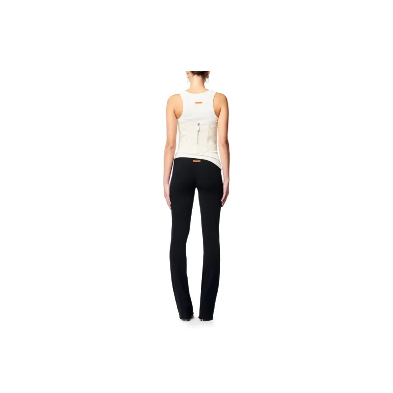 HERON PRESTON Fitted Ribbed Pants-3
