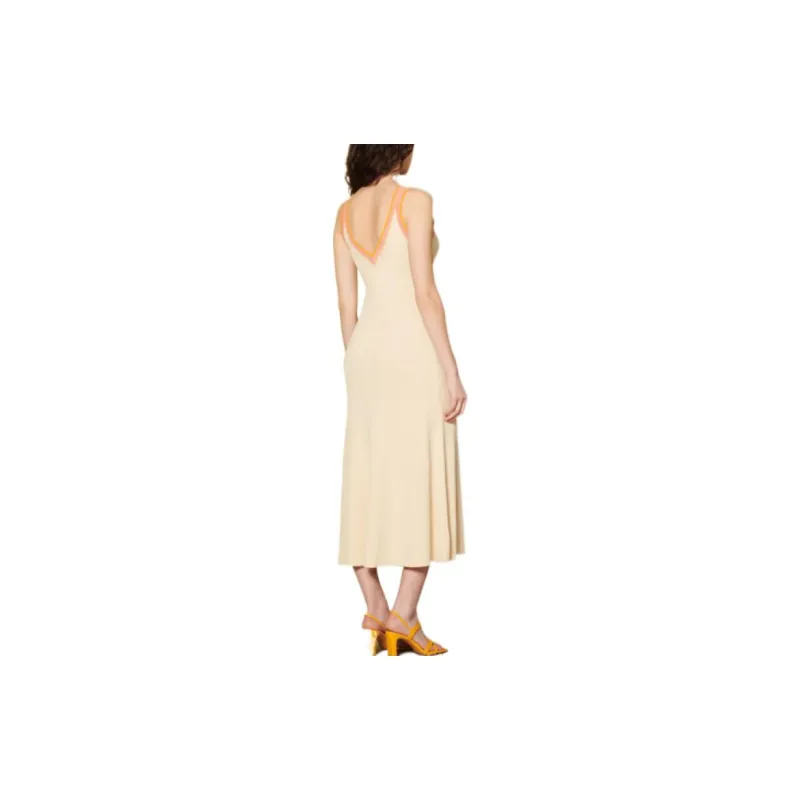 Sandro Sleeveless Dresses Women's Yellow-2