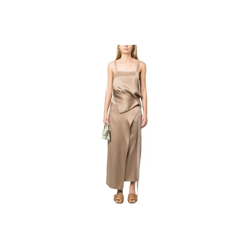 FENDI Flowing Long Sleeveless Dress-2