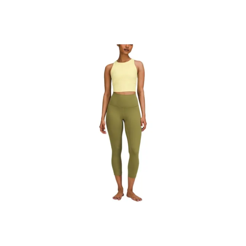 Lululemon Sleeveless Sports Shirts Women's Neon Orange-1