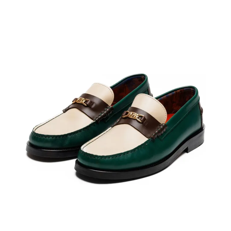 Naked Wolfe Roma Loafers Men's Green-2