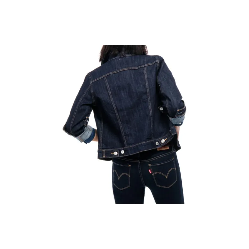 Levi's Denim Jacket Women's Dark Blue-5