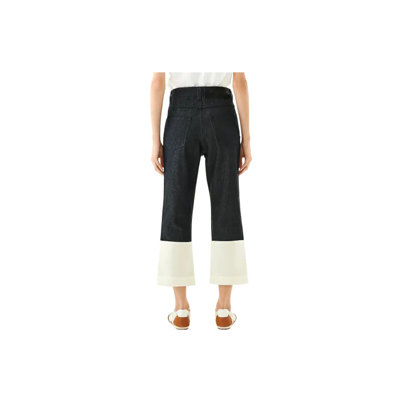 LOEWE 2000s Colour block Jeans-3