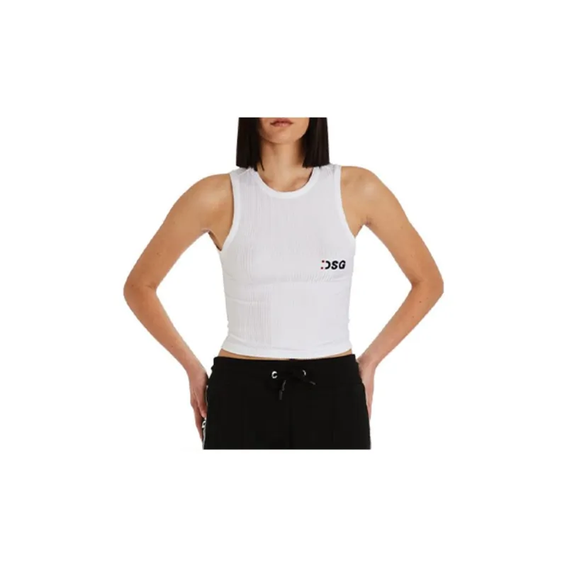 DSG DISGUSTO Tank Tops Women's White-2