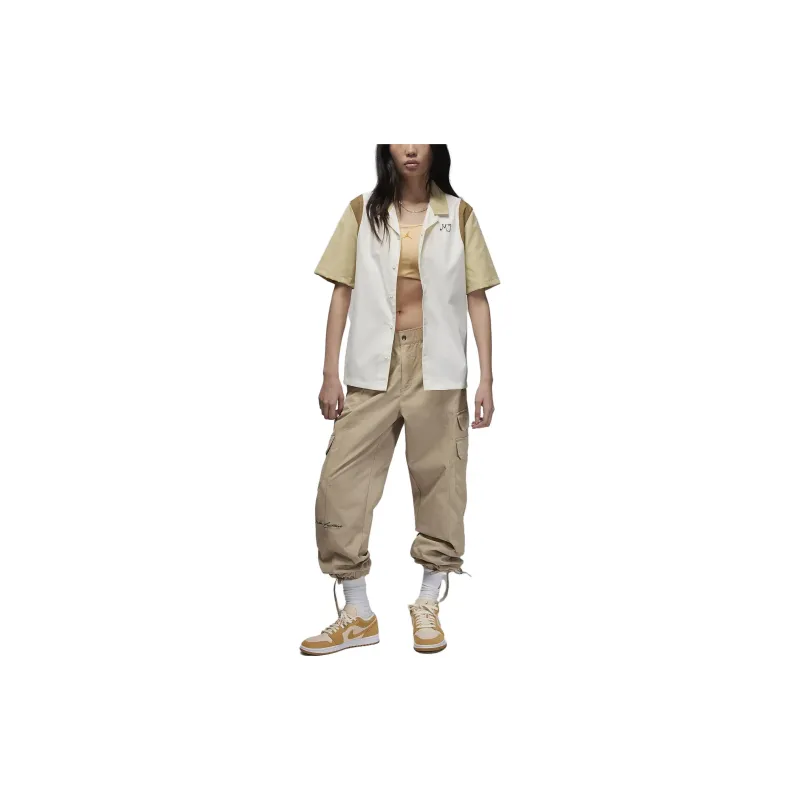 Jordan Shirts Women's Seaweed Brown-2