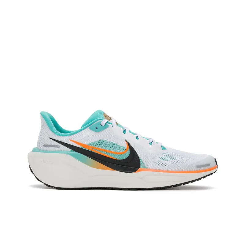 Nike Pegasus 41 Low Top Running Shoes White Blue Black Unisex-8