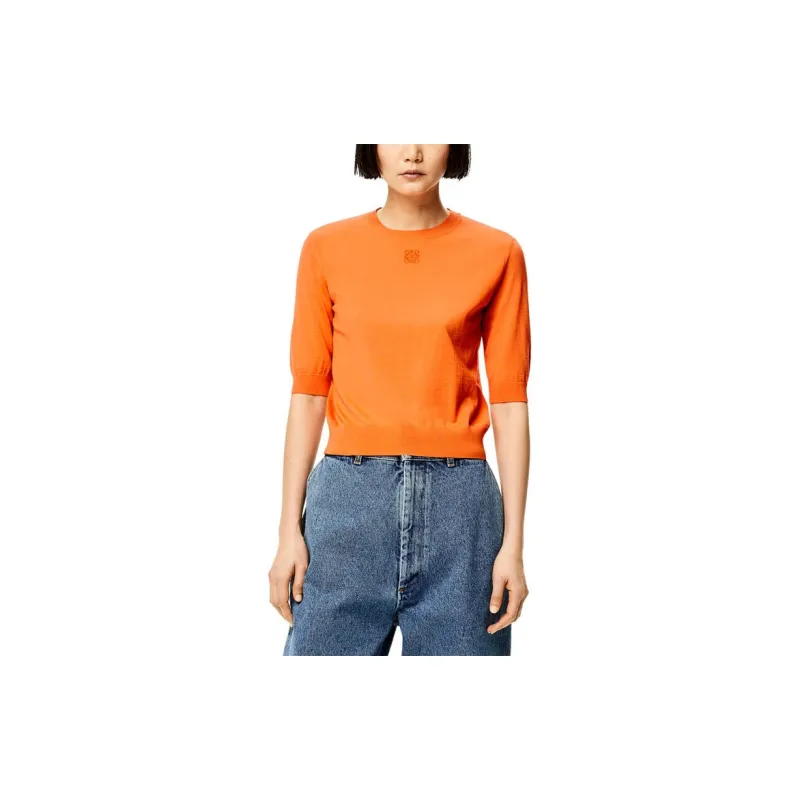 LOEWE FW22 Sweater Women's Orange-2