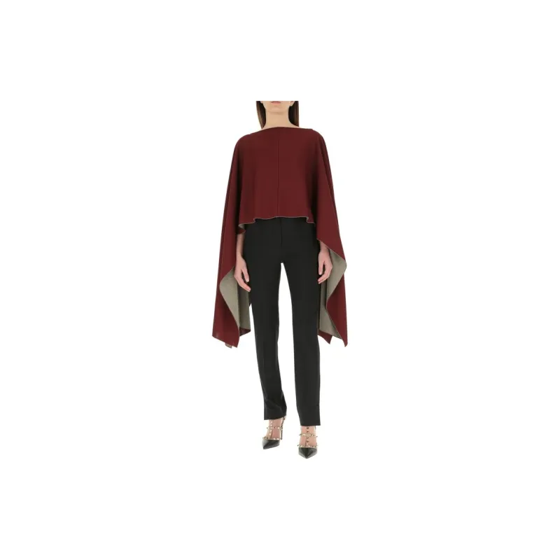 Valentino Asymmetric Draped Sweater-2