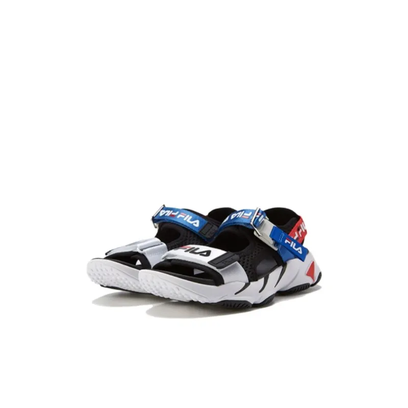 FILA KIDS Slip Resistant And Breathable Children's Sandals Black Blue Kids'-2