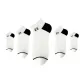 5 Pack White 23