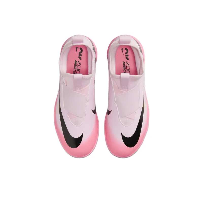 Nike Mercurial Vapor 15 Anti-Slip Wear-Resistant Low-Top Kids' Soccer Shoes Pink Black Kids'-2