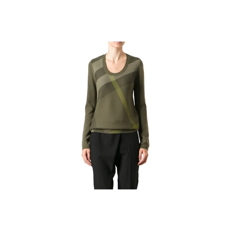 Burberry Sweater Women's Olive Green-2