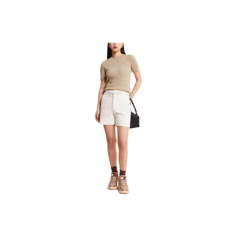 Tommy Hilfiger T-Shirts Women's Khaki-2
