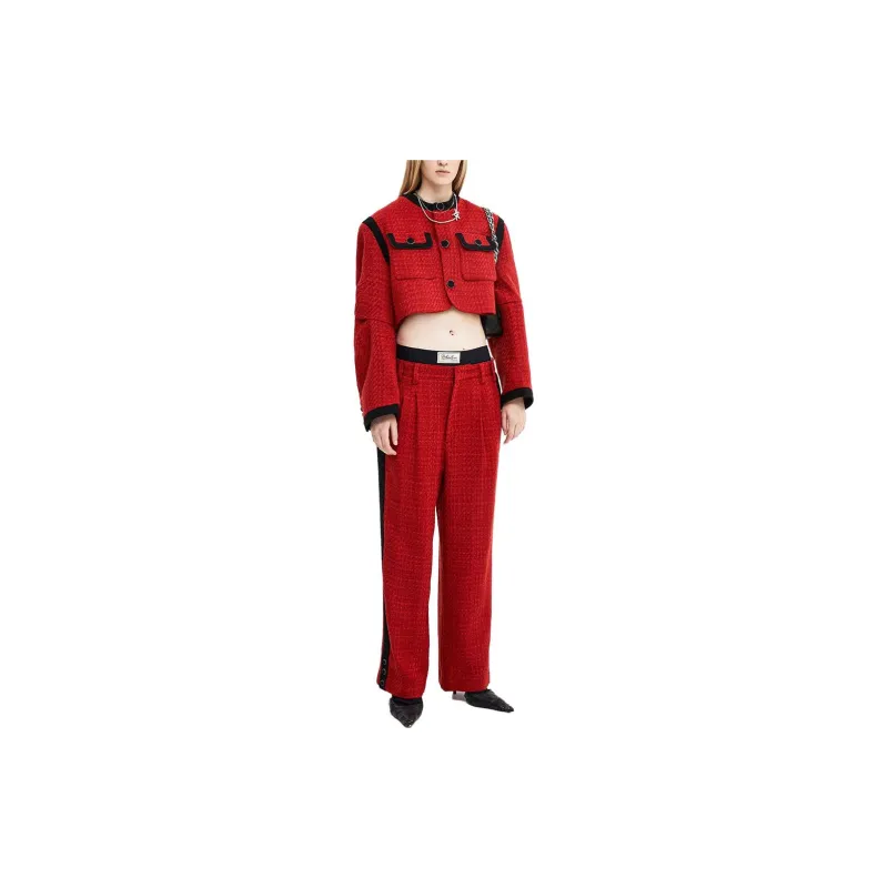 ADER ERROR Casual Pants Women's Red-2