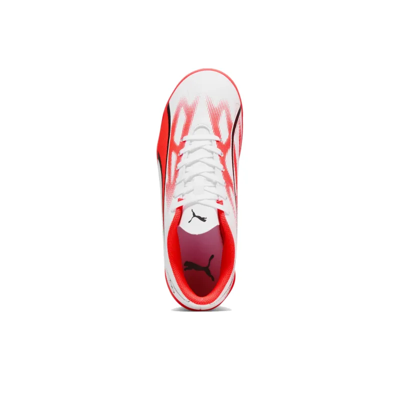 PUMA Ultra Play Balance Low Top Kids' Soccer Shoes White Red Black Kids'-3