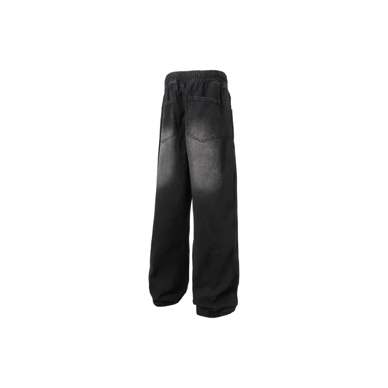 ELCORO Loose Fit Straight Fit Jeans Men's-1