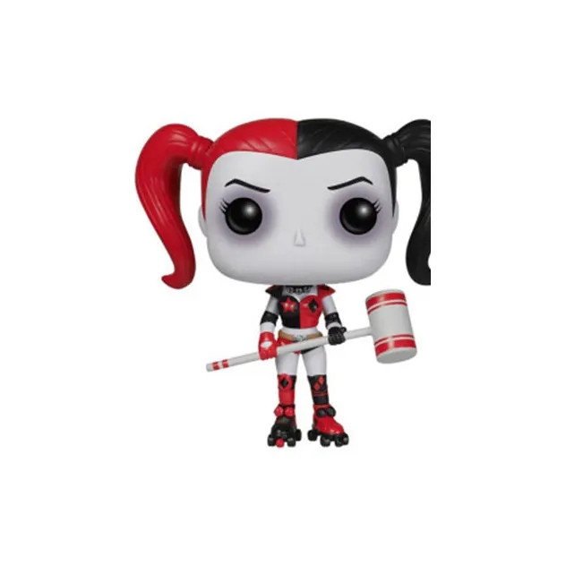 Funko POP Batman The Dark Knight Joker Harley Quinn Roller Skates Edition Chibi Figures-3