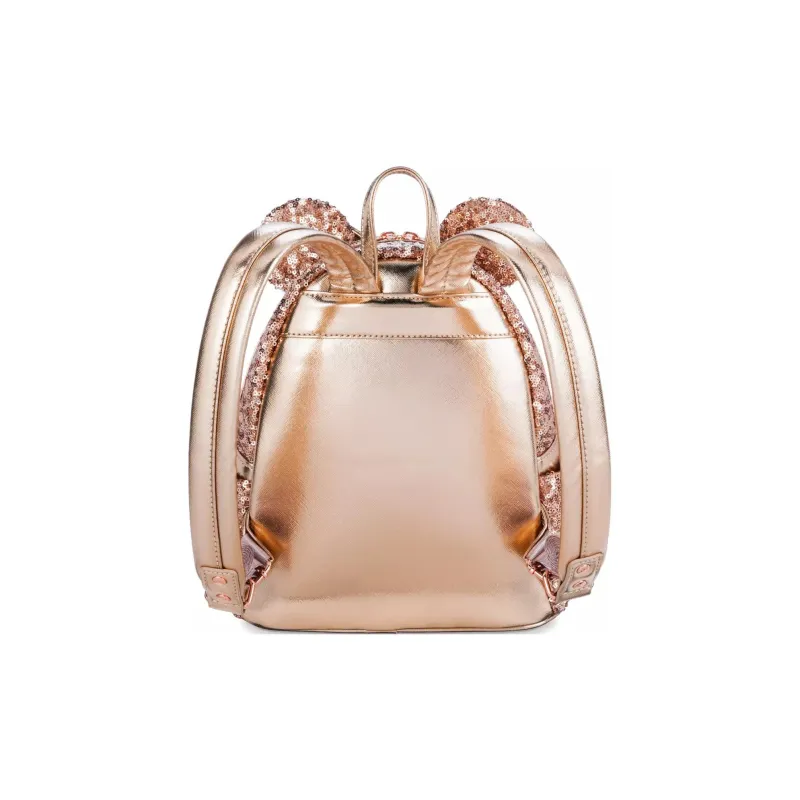 Disney Polyester Backpack Mini Women's Rose Gold-1