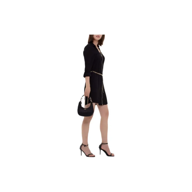 GUESS Long-Sleeved Dresses Women's Black-2