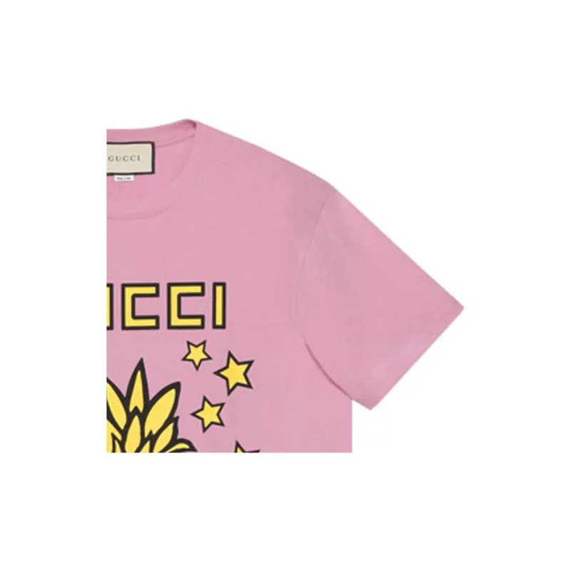 GUCCI Exotica Pineapple print T shirt-2