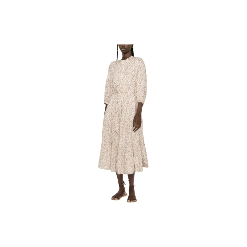 Polo Ralph Lauren Long-Sleeved Dresses Women's Ecru-3