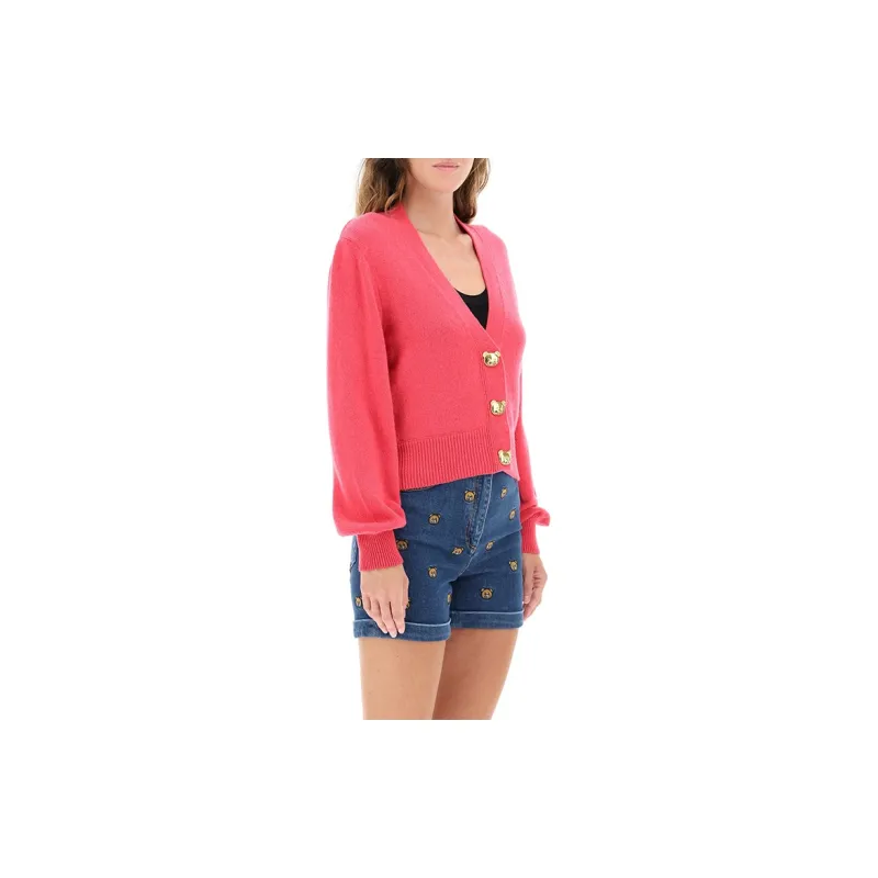 MOSCHINO Cashmere Sweaters Women's Watermelon Red-2