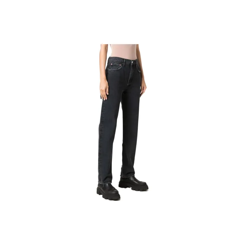 AGOLDE Pinch High Rise Straight Leg Jeans-2