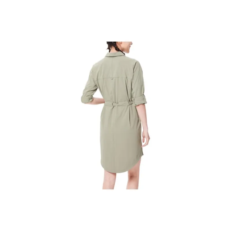 Columbia Long Sleeved Dresses Women's Green-2