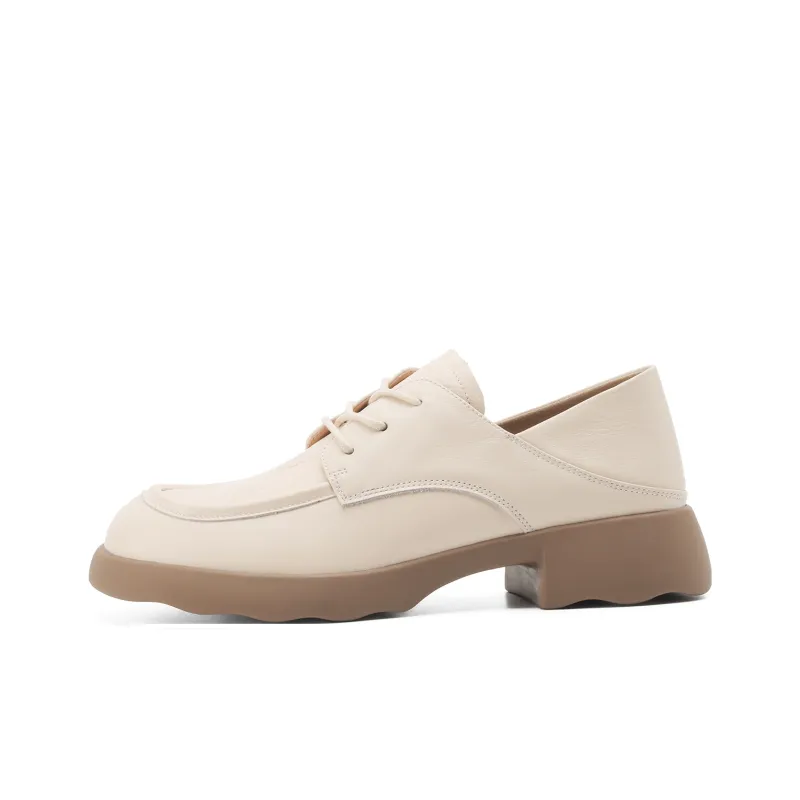 D:FUSE SCANDINAVIA JK Uniform Women's Small Leather Shoes Loafers Women's Casual Shoes Women's-5