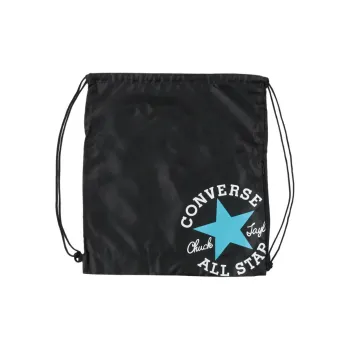 Converse Polyester Backpack Large Size Unisex Black & Blue
