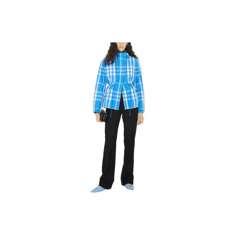 Burberry Jackets Women's Blue-1