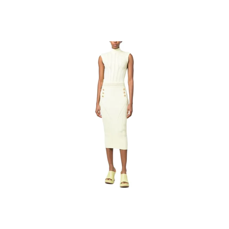 BALMAIN Knitted Midi Dress-1