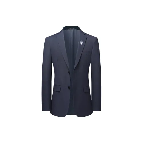 Maserati Business Suits Men Navy Blue