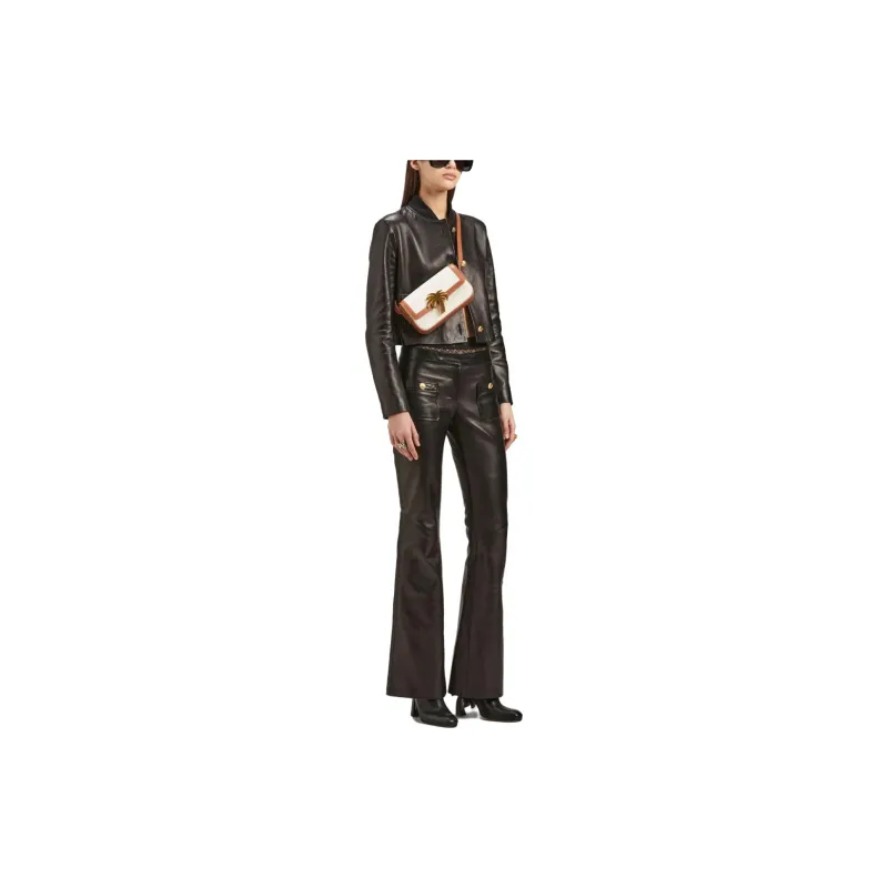 PALM ANGELS Panelled Flared Trousers-2
