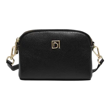 Marino Orlandi Cow Leather Bonded Synthetic Leather Crossbody Bags Shoulder Bags Women's Black/White
