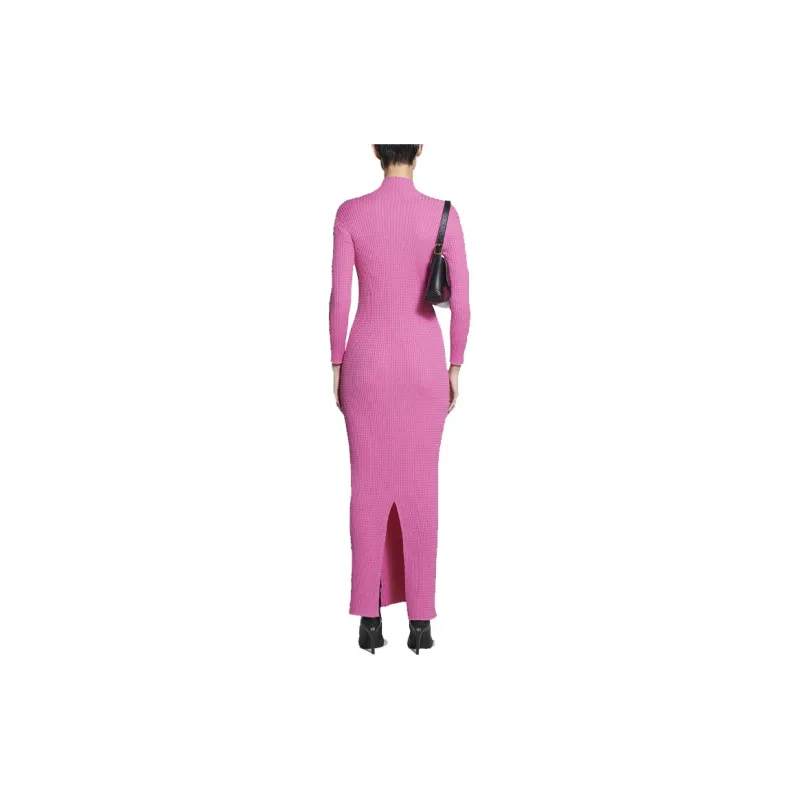 Balenciaga Long-Sleeved Dresses Women's Pink-1