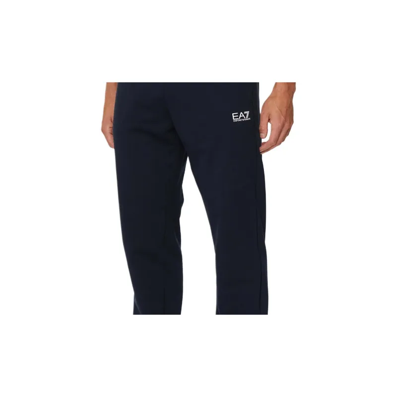 EMPORIO ARMANI EA7 FW24 Knitted Sweatpants Men's Marine Blue-5