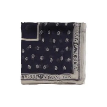 EMPORIO ARMANI - Silk Scarves Women's Black