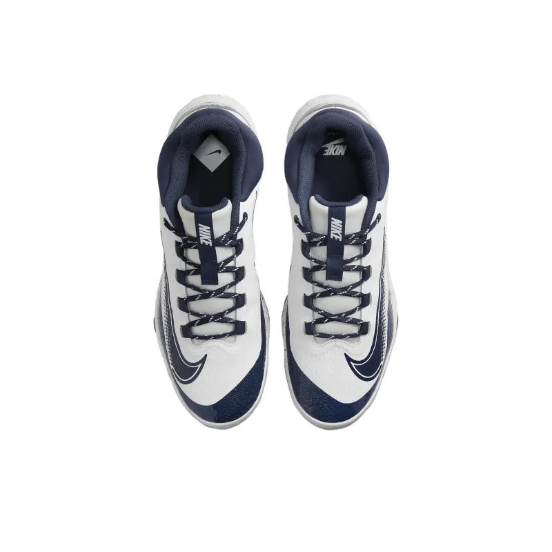 Nike Alpha Huarache Elite 4 Low Mcs White Midnight Navy-3