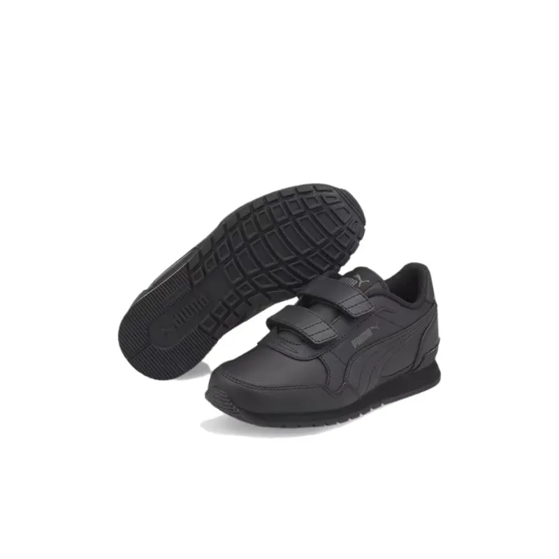 PUMA St Runner V3 Anti-Slip Wear-Resistant Kids Lifestyle Shoes Black Kids'-4