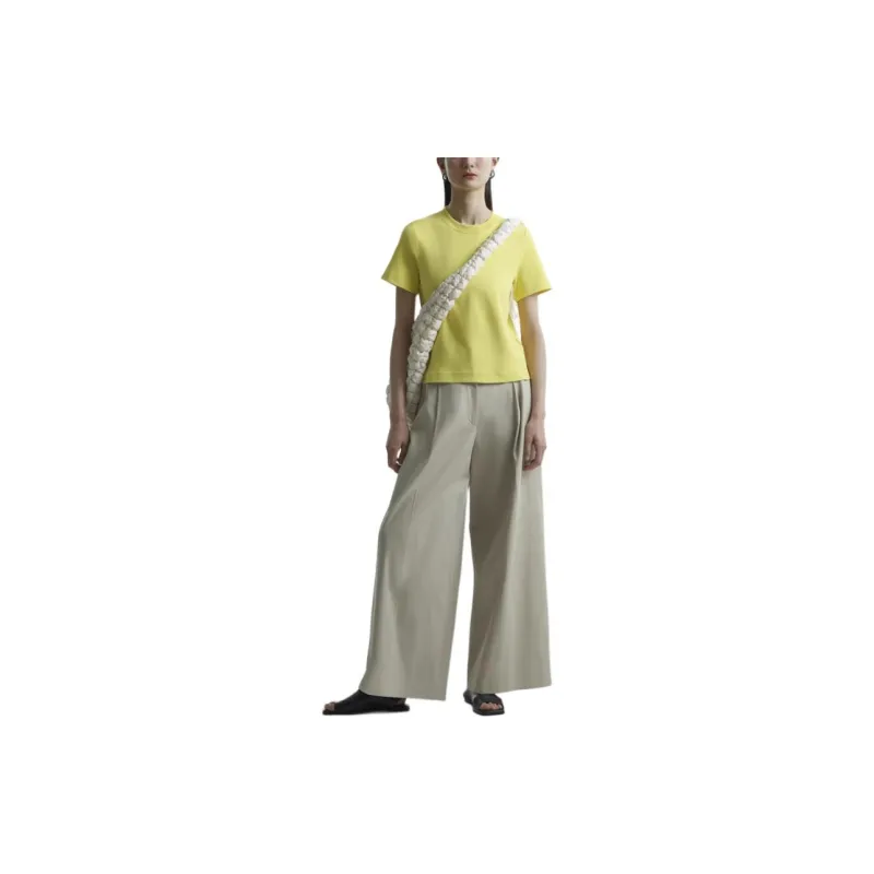 COS T Shirts Women's Yellow-5