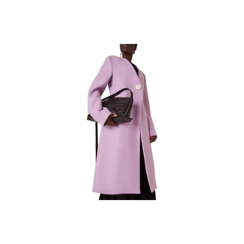 JIL SANDER Long Sleeved Single Breasted Coat-3