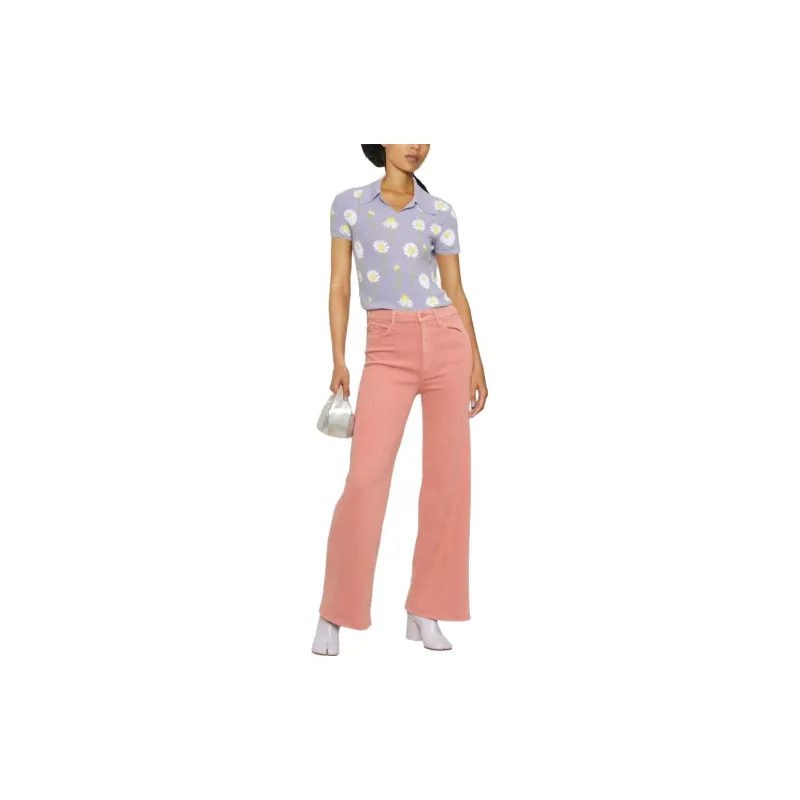 MOTHER Roller Skimp Wide-leg Trousers-1