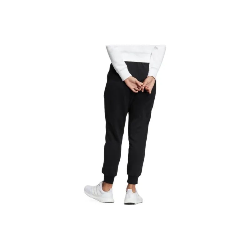 Adidas Knitted Sports Pants Women's Black-3