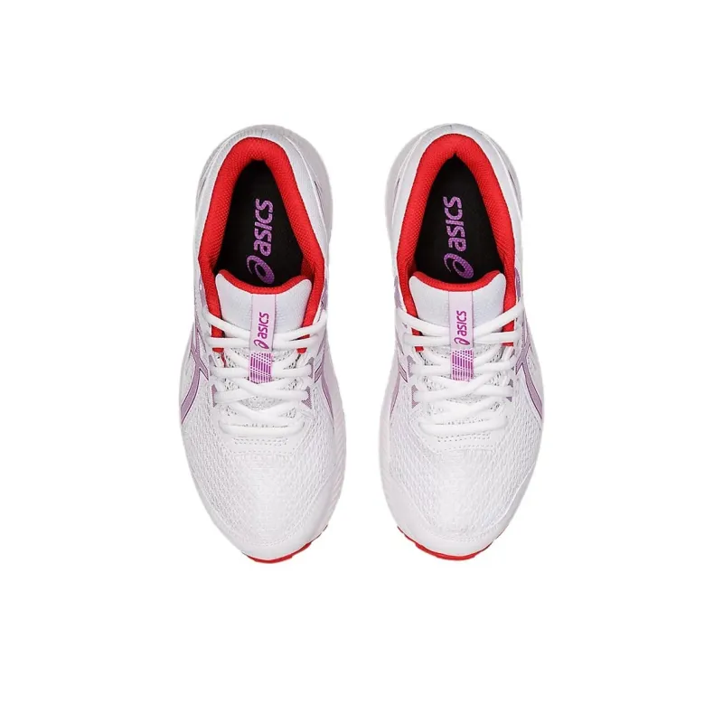 Asics Gel-Contend 8 Anti-Slip And Wear-Resistant Lightweight Low-Top Kids' Running Shoes White Teenagers-2