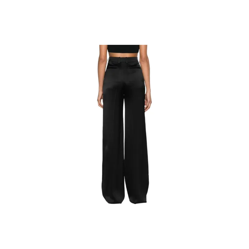 SAINT LAURENT High Waist Flared Trousers-3