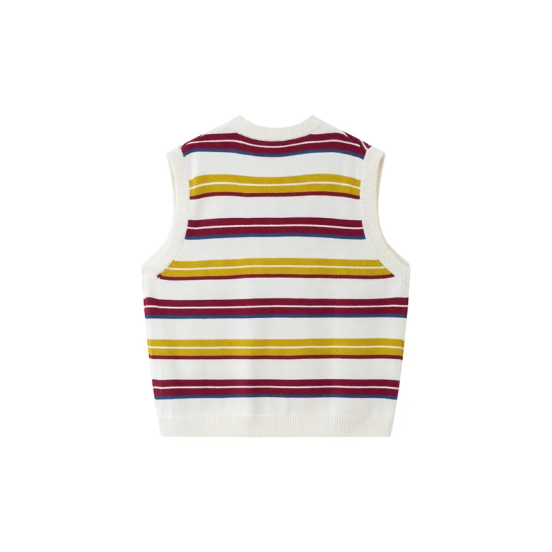 RickyisClown Knitwear Unisex Red White Stripes-1